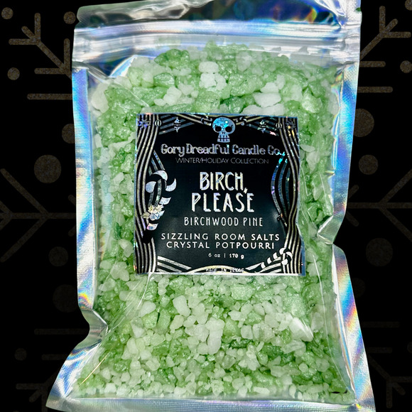 Birch, Please! Sizzling Room Salt Crystal Potpourri: Birchwood Pine Scent - Picture 6 of 9